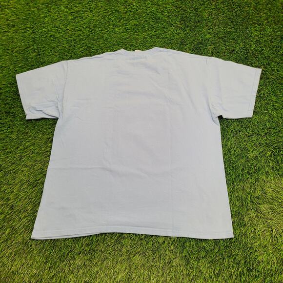 Vintage 90s Big-Lebowski Abide Movie Shirt XL 23x27 Crop - Picture 2 of 13